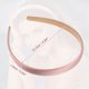 thumbnail image 4 of Ofertas Únicas 2 Piezas Diademas Simples de Satén Sólido Moda Antideslizante Accesorios para el Cabello para Mujeres 0.63" de Ancho Rosa, Amarillo, 4 of 7
