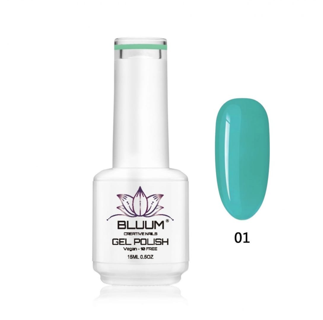 Bluum Creative Nails - Esmalte Permanente Ice Green 01 15 Ml