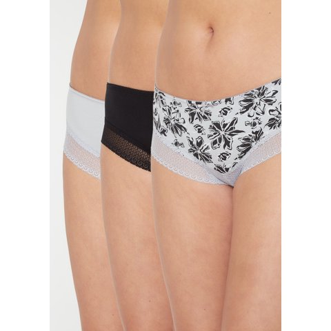 Pack 3X Pantaleta Algodón P314.0024-Gri4 Kayser