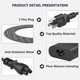 thumbnail image 3 of Cargador de portátil JEIBAO 65W USB‑C para HP Envy/Elitebook, 3 of 7