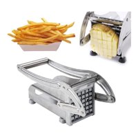 Genérico - Cortador Picador Papas Fritas Vegetales Frutas Verdura Acero