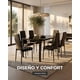 thumbnail image 4 of Juego de Comedor 6 Sillas Negro Moderno Minimalista Premium, 4 of 6