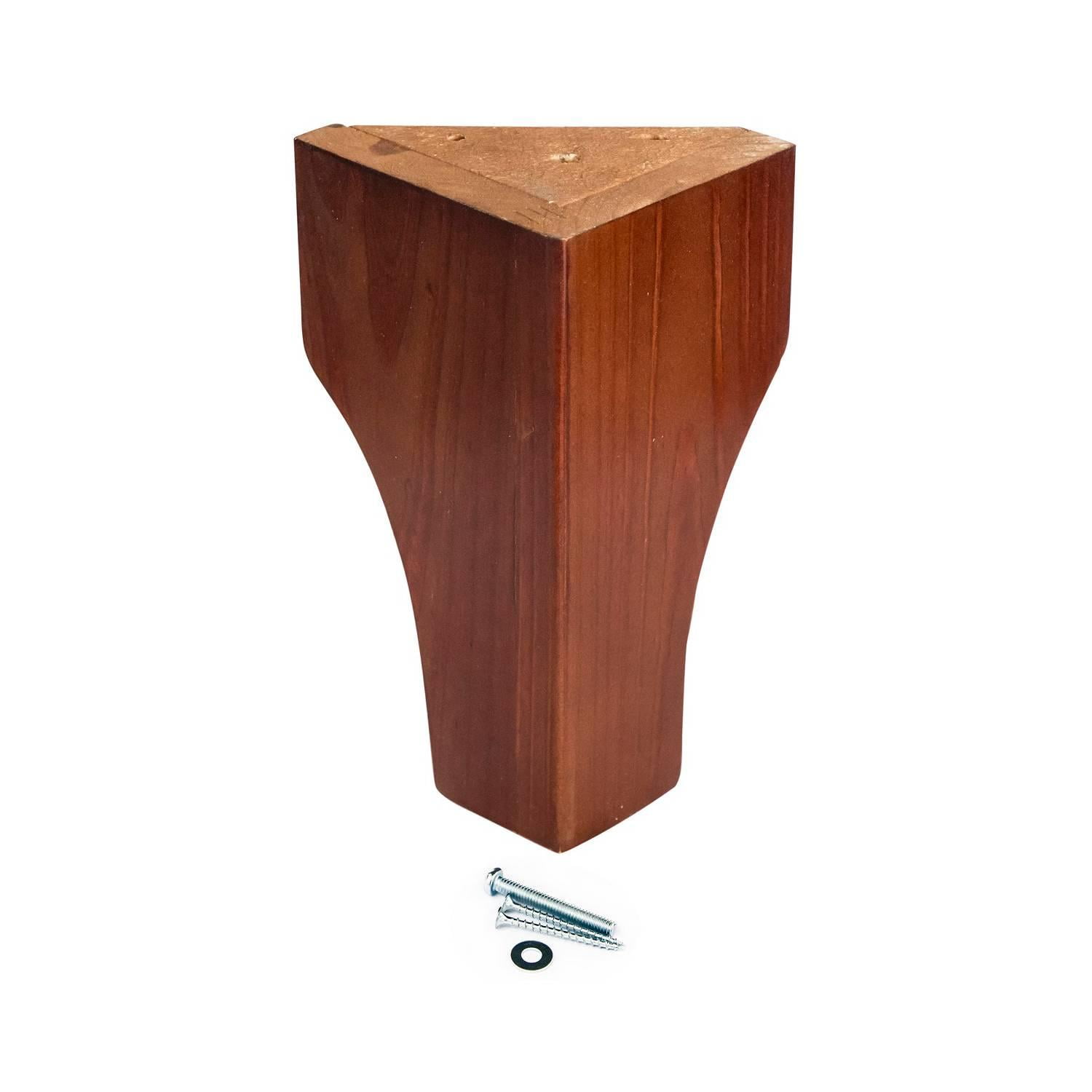 Genérico - Pata Para Cama Europea Caoba Natural Celta