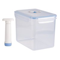 Magideal - Contenedor Al Vacío, Contenedor De Almacenamiento De Alimentos, Horno Hermético Frigorífico Portátil Caja Para Mantener Frescos, Contenedor Sellado Al 3.6L