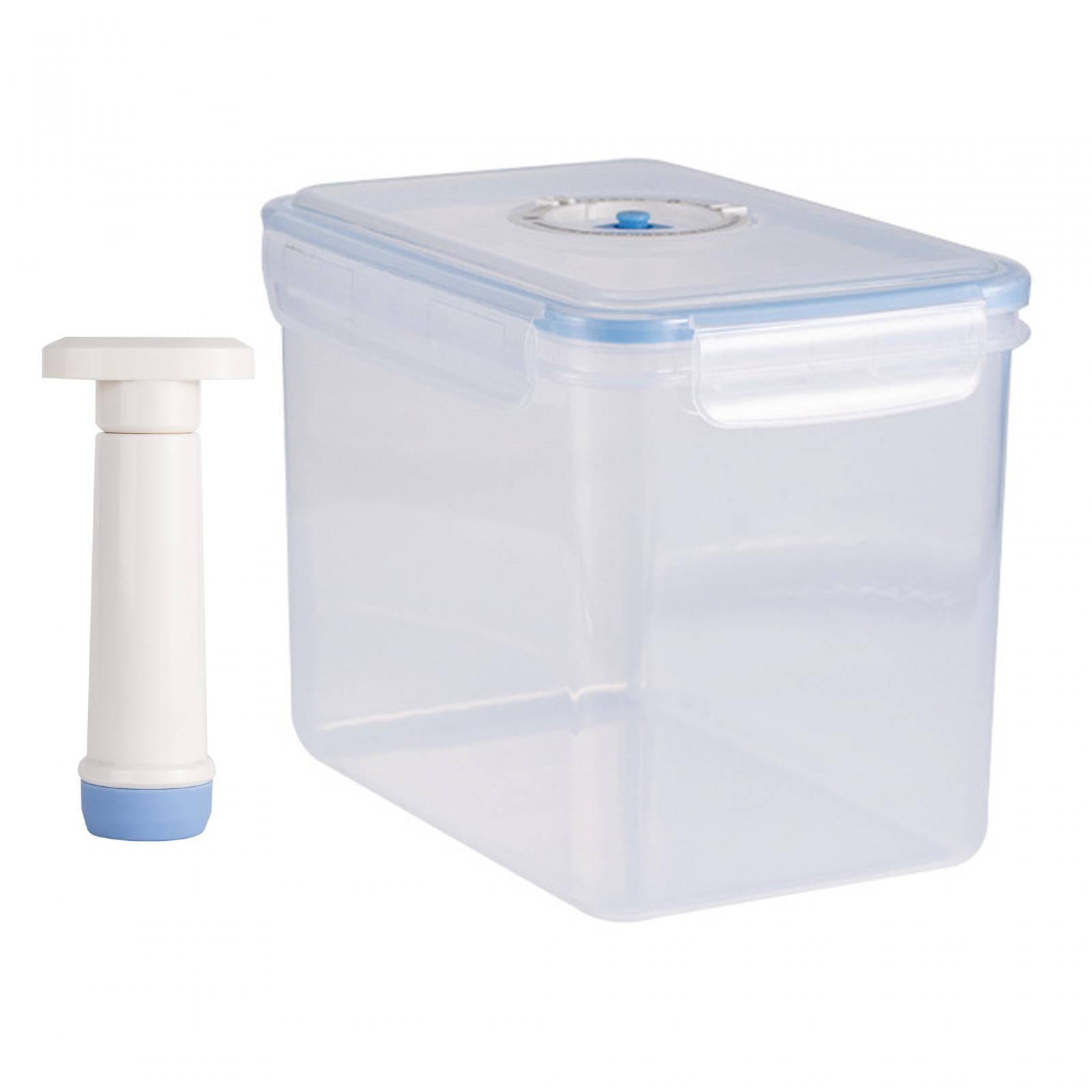 Magideal - Contenedor Al Vacío, Contenedor De Almacenamiento De Alimentos, Horno Hermético Frigorífico Portátil Caja Para Mantener Frescos, Contenedor Sellado Al 3.6l