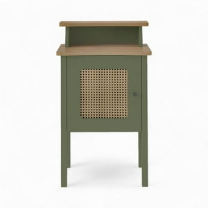 Mesa De Apoyo Baum Charlotte 43X72.5 Cm Café Roble/Menta