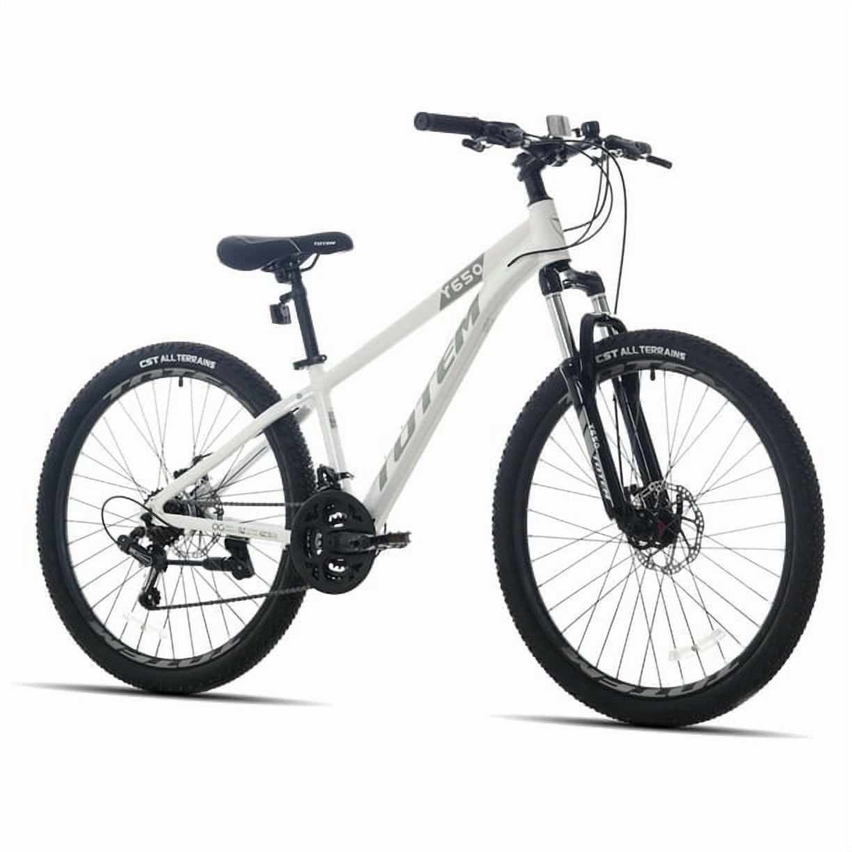 Bicicleta Totem Mtb Aro 26 Modelo Y650 Blanco Gris