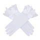 thumbnail image 3 of Guantes De Encaje Para Mujer, Guantes Duraderos Para Disfraces, Para Bodas, Banquetes, Fiestas Nocturnas, Color Blanco, 3 of 5