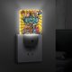 thumbnail image 4 of La Hora de Aventura de Banana Splits Luz nocturna LED con sensor de anochecer a amanecer para dormitorio, baño, pasillo, escaleras - Lámpara LED nocturna de enchufe, 0.5W - 1 pieza, 4 of 6