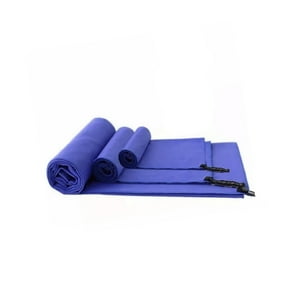 Importclick - Set 3 Toallas Baño Viaje Microfibra Secado Rápido Zafiro