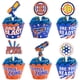 thumbnail image 1 of Capas para cupcakes y toppers de fiesta Dart War Cracoo - 48 piezas, 1 of 7
