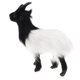 thumbnail image 4 of mini simulación cabra animal felpa ni?os juguete árbol de navidad decoración negro blanco, 4 of 5