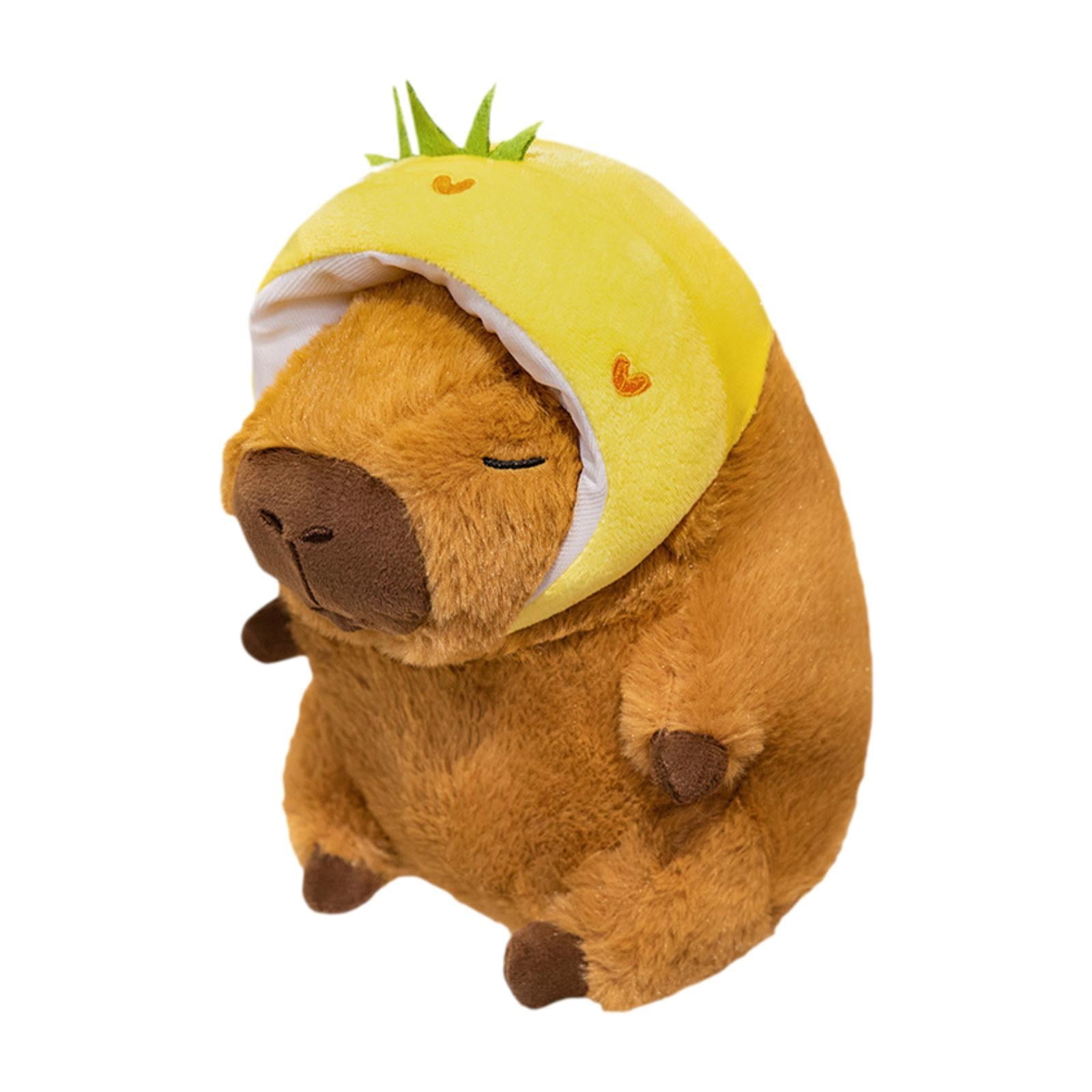 Magideal - Capibara De Peluche De Juguete, Animal Relleno De Capibara, Decoración Para Habitación De Niños, Cómodo Juguete De Capibara, Muñeca Animal, Regalos De Piña Y S