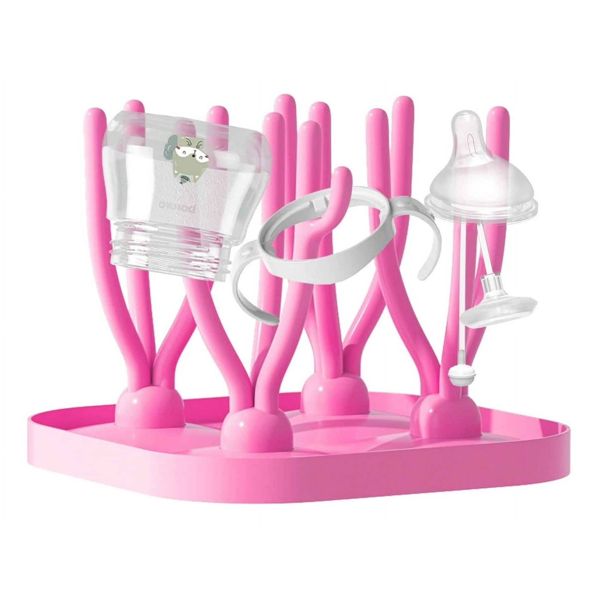 Genérico - Set 3 Escurridor Secador Mamadera Biberon Arbol Bebes Lau