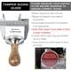 thumbnail image 2 of Prensador manual de 53 mm para cafeteras de espresso Barista con tapete, base de acero inoxidable 304 y mango de madera para portafiltro., 2 of 7