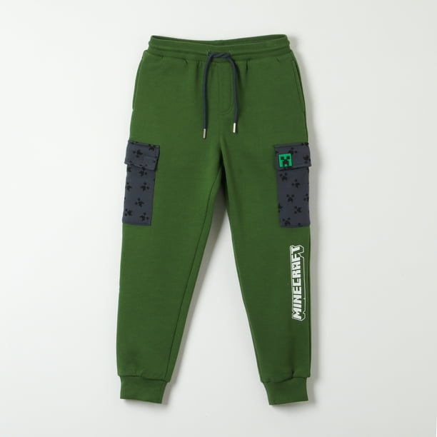 Pantalón Buzo Minecraft Cargo con Bolsillos - Niños 4-12 Años