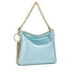 thumbnail image 1 of Bolso de Hombro para Mujer, MKF Collection, Bolso de Mano Versátil de Cuero Vegano, Elegante y Funcional - Brigitte - Azul Metálico, 1 of 3