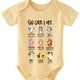 thumbnail image 1 of Infant Baby Girls Cute Animal Graphic Print Romper, Newborn Short Sleeve Round Neck Onesie Clothes, 1 of 5