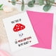 thumbnail image 4 of Tarjeta de San Valentín con diseño de hongos Silkovahamd con sobre, 4 of 6