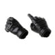 thumbnail image 2 of 1/6 escala guantes de los hombres negros manos para 12 pulgadas ht tc ttl ph figuras masculinas cuerpo, 2 of 3