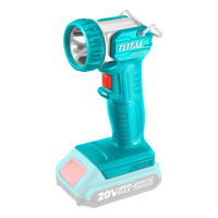 Genérico - Linterna Lámpara Inalámbrica 20V 270 Lúmenes Total Linterna Pantone 322C Luz Blanco