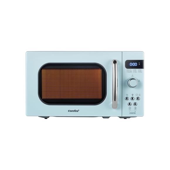 Horno microondas COMFEE' Retro de 0.7 pies cúbicos/700 W verde AM720C2RA-G