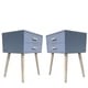 thumbnail image 1 of Set 2 Veladores Dormitorio Dover 2 Cajones Celeste, 1 of 3