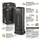 thumbnail image 4 of Calefactor Cerámico De Torre De 2000w Termostato Ajustable NEGRO, 4 of 4