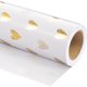 thumbnail image 2 of Papel de regalo WRAPAHOLIC Corazones 43 cm x 503 cm Dorado, 2 of 3