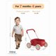 thumbnail image 2 of Pula Baby Push Walker kidpop de 6 a 12 meses con ruedas, color rojo, 2 of 9