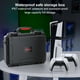 thumbnail image 2 of Compatible con la consola PlayStation 5 Pro Disc/Digital Edition - Funda de transporte de viaje rígida, impermeable y a prueba de golpes-Negro, 2 of 6