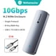 thumbnail image 1 of Yottamaster M.2 NVMe/SATA Dual Protocol Hard Disk Enclosure Type-C USB3.2 Gen2 10Gbp SSD External Storage Box Laptop M2 Case, 1 of 3