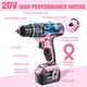 thumbnail image 3 of Cargador De Batería Drill Driver Pink De 20 V Iones De Litio 1, 3 of 8