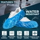 thumbnail image 2 of Cubrezapatos Desechables Azules Antideslizantes Talla Grande 100 Unidades, 2 of 9