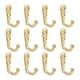 thumbnail image 1 of REGALWOVEN Ganchos Utilitarios 12 Piezas Ganchos Vintage de Metal para Colgar y Organización de Garaje Oro, 1 of 5