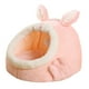 thumbnail image 4 of Cama Cueva Para Gatos Cama Cueva Para Gatos Cama Para Perros Pequeños Cojín Suave Extraíble Antideslizante Rosa Grande, 4 of 5