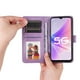 thumbnail image 3 of Funda tipo cartera FOXDOCK para OnePlus Nord N300 , diseño girasol en relieve, cuero PU, cierre magnético, soporte y tarjetero, 3 of 5