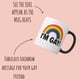 thumbnail image 4 of Taza Heat Change Straws con diseño de arcoíris con la letra «I'm Gay», 4 of 8