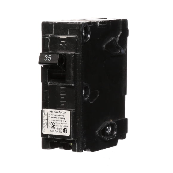 Interruptor termomagnético Siemens Q135 35 A 1 polo 120 V 10 kAIC