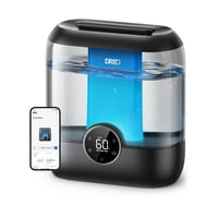Humidificador Dreo Smart De 6 Litros Con Relleno Superior De Gran Tamaño, Color Negro