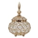 thumbnail image 1 of Portavelas De Candelita De Cristal Dorado, 1 of 3