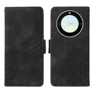 Carcasa Foxdock Honor Magic 5 Lite De Cuero Pu, Diseño Acolchado Clásico, Protección Contra Caídas Y Rayones