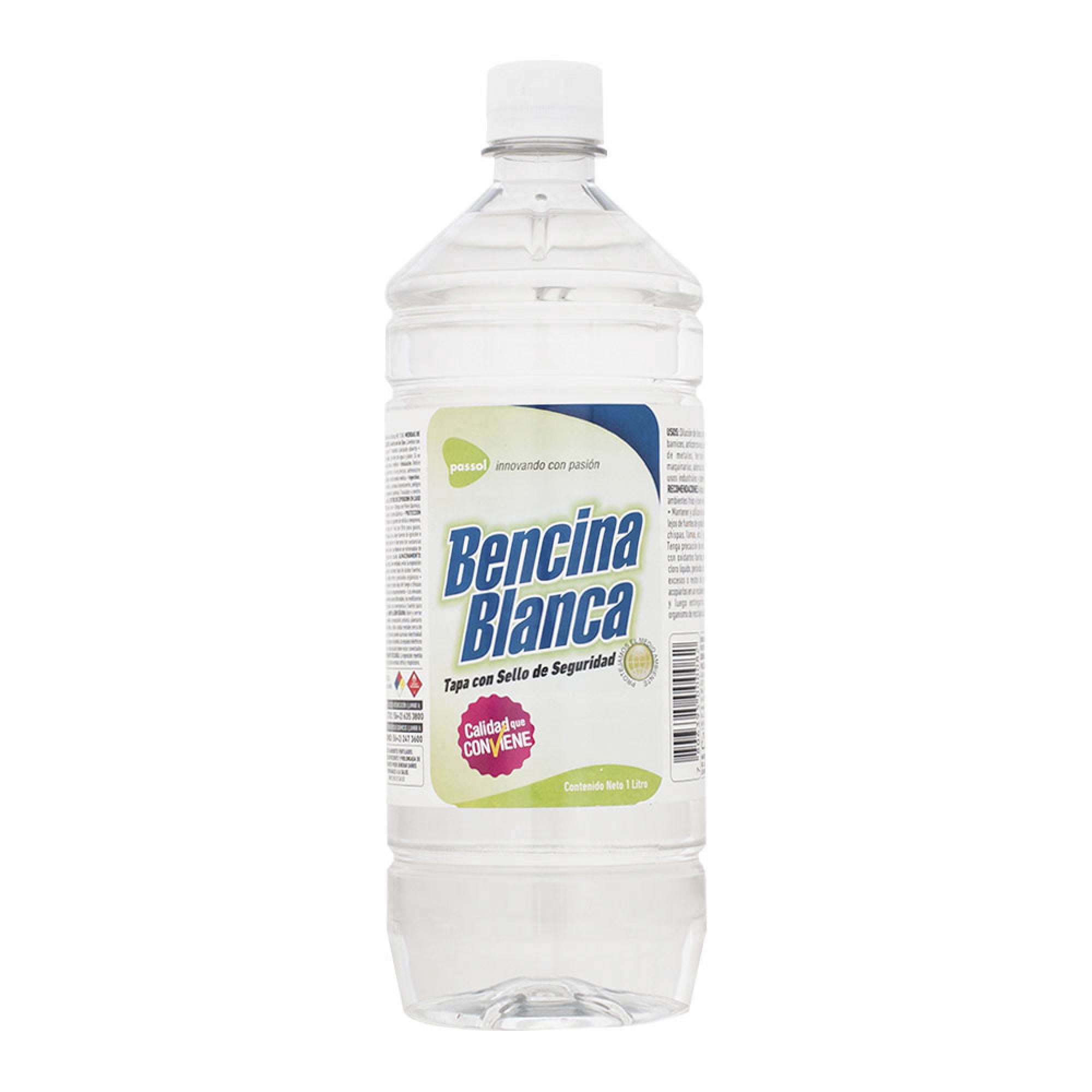 Bencina Blanca Botella 1 L Passol