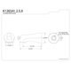 thumbnail image 2 of Salida para tina Kingston Brass K1263A2 Showerscape cromada, 2 of 2