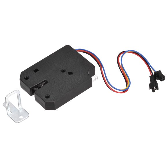 Cerraduras de pestillo eléctrico Uxcell Cerradura de control eléctrico electromagnético DC5V para puerta de gabinete