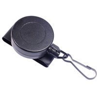 Ioensy - Llavero Retráctil Con Cordón De Alambre De Acero Con Clip Para Cinturón, Portatarjetas De Identificación De Metal