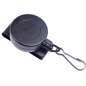 Ioensy - Llavero Retráctil Con Cordón De Alambre De Acero Con Clip Para Cinturón, Portatarjetas De Identificación De Metal