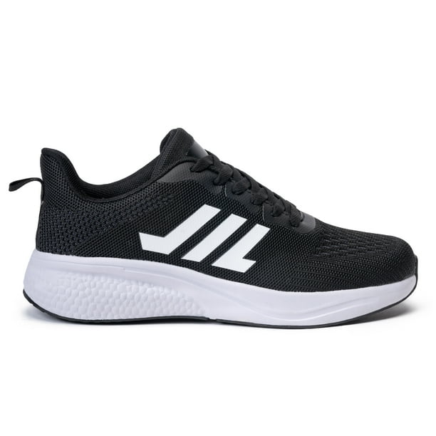 Zapatilla Hombre Negro Blanco Piero