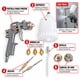 thumbnail image 2 of Pistola De Pintura Neumática S-990 Gravedad 600ml 1/4 + Boquillas, 2 of 5