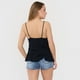 thumbnail image 2 of Blusa Mujer Pabilo Negro Flores Corona, 2 of 5